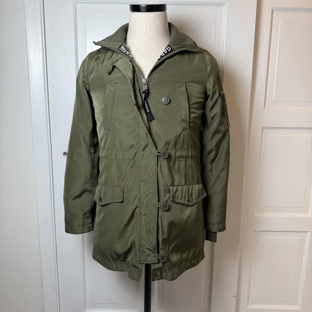 Garage Jacket Womens XS Hooded‎ Water Repellent Parka Coat Winter